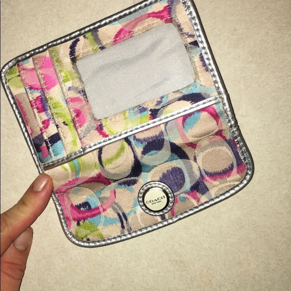 Authentic Coach card/ID wallet